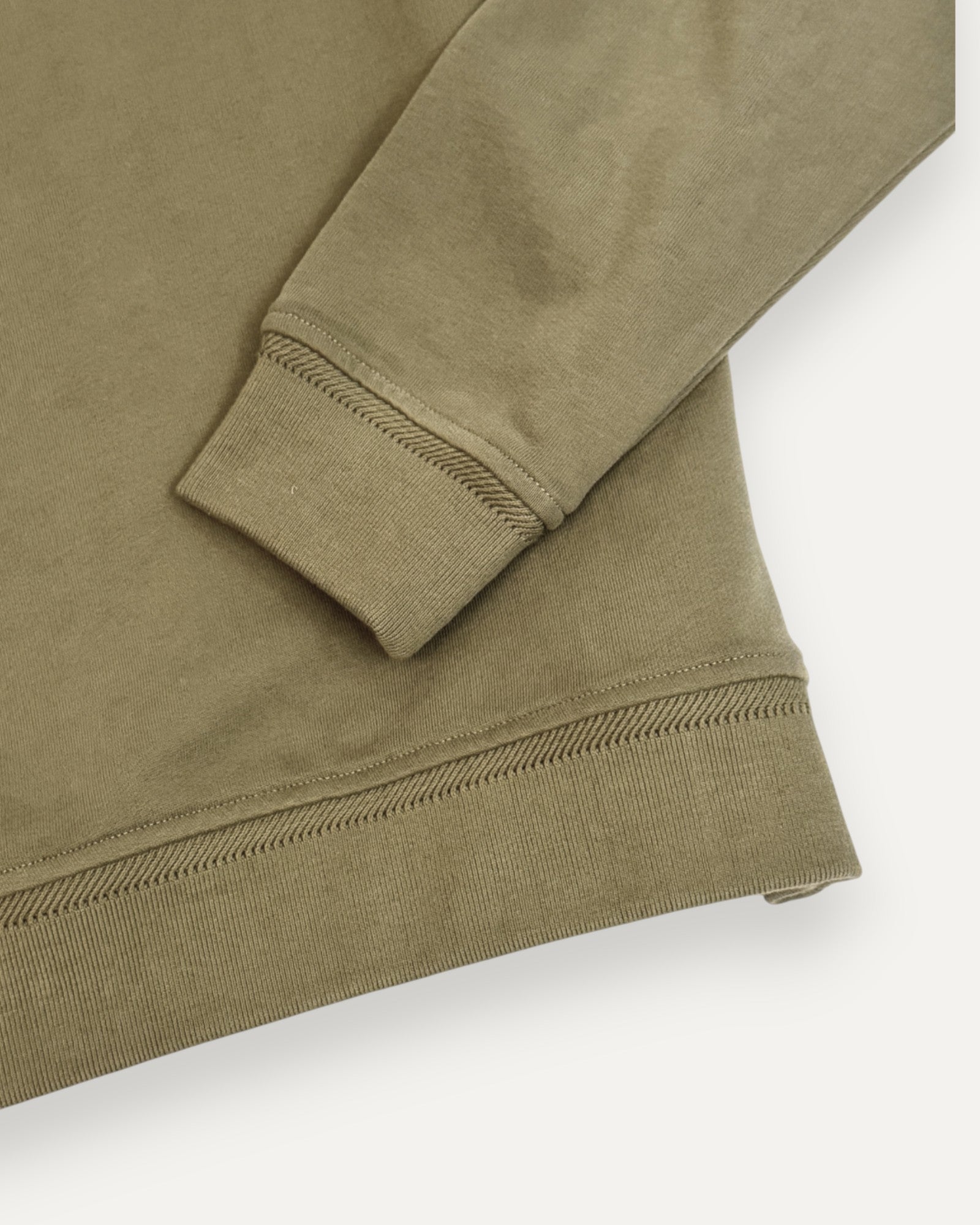 Belstaff Quarter Zip Sweatshirt Fatigue Green