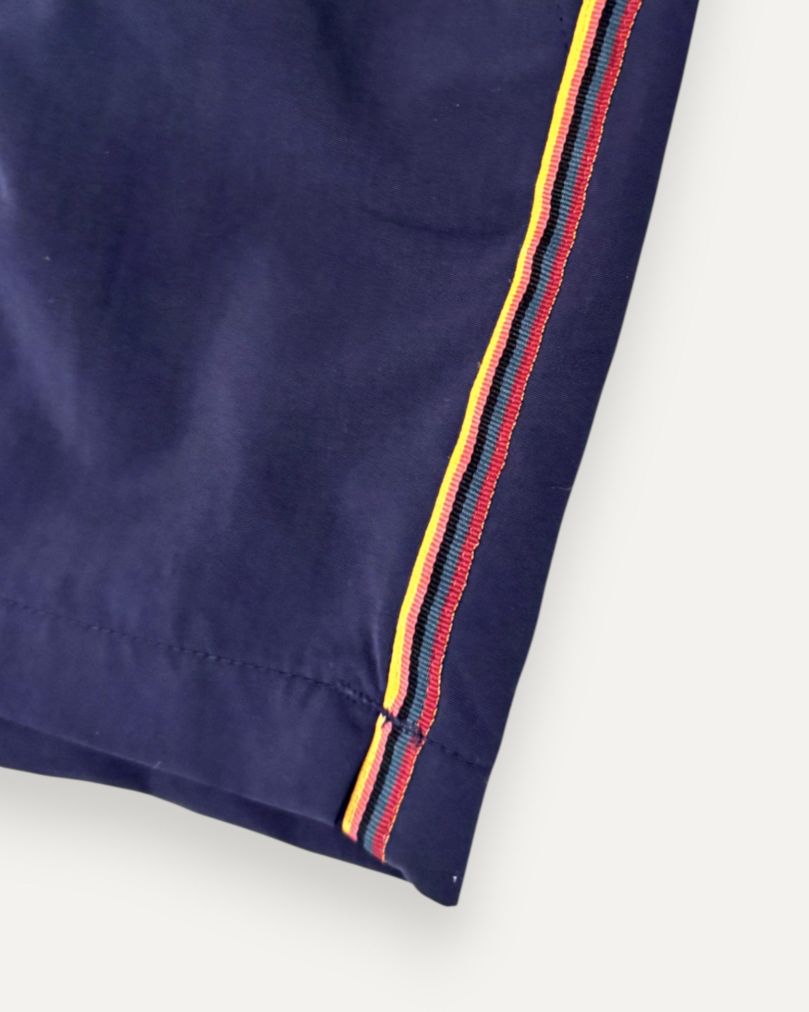 Striped Seam Swim Shorts Navy