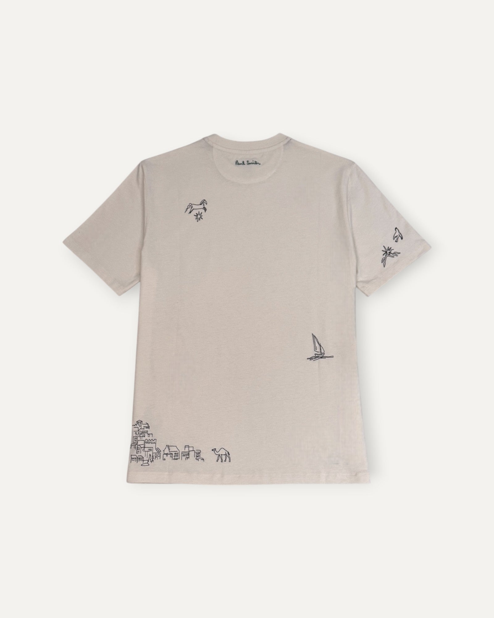 Embroidered T-Shirt Ecru