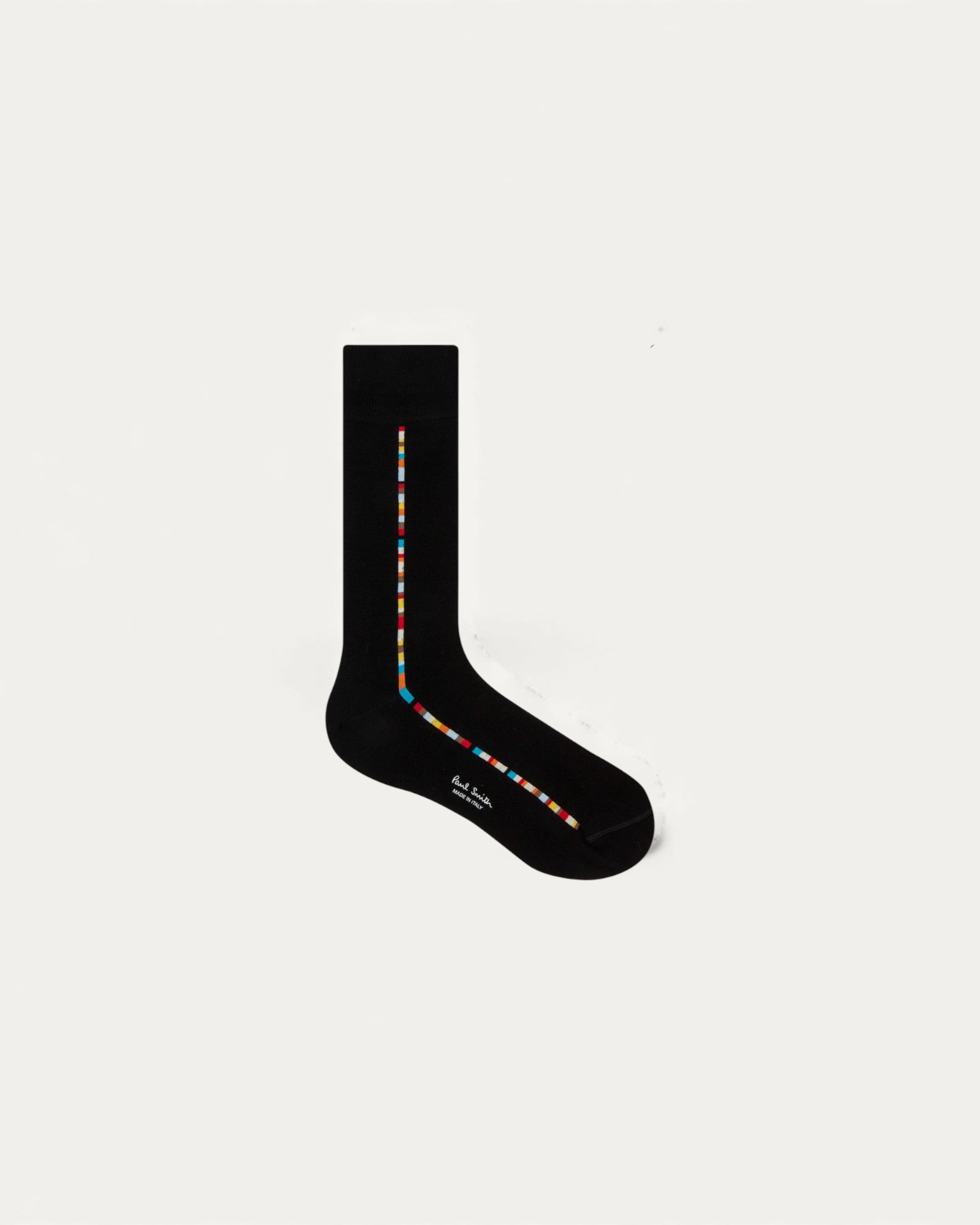 Signature Stripe Central Trim Socks Black