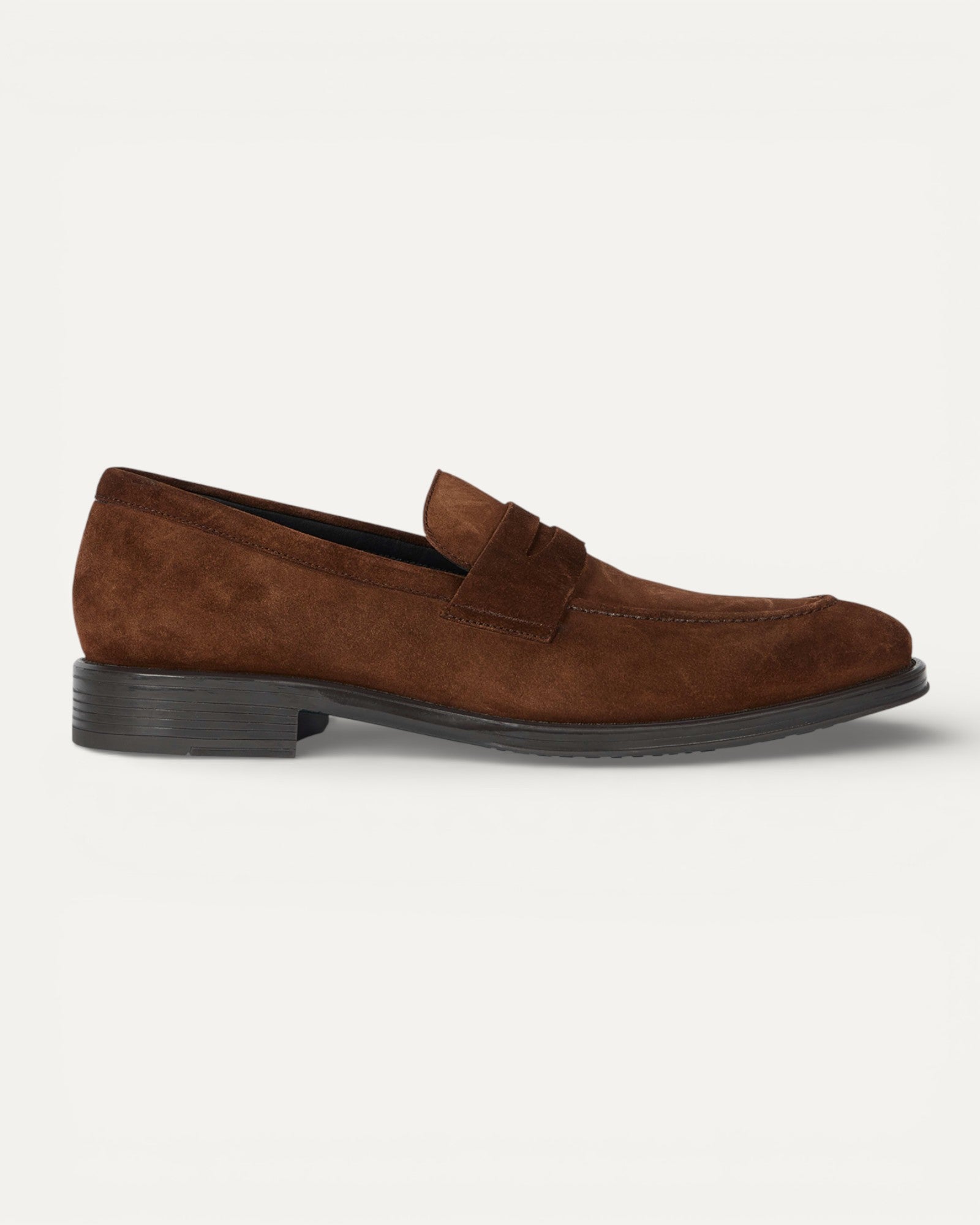 Pierce Leather Slip-on Shoe Dark Brown