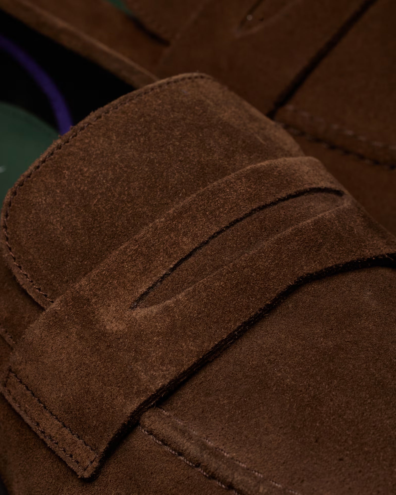 Pierce Leather Slip-on Shoe Dark Brown