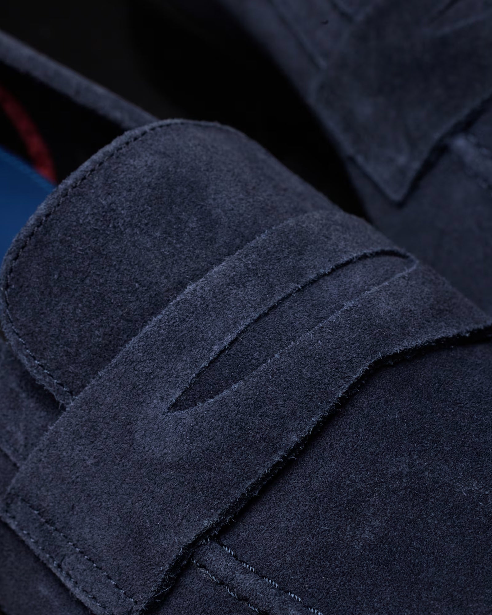 Pierce Suede Slip-on Shoe Navy