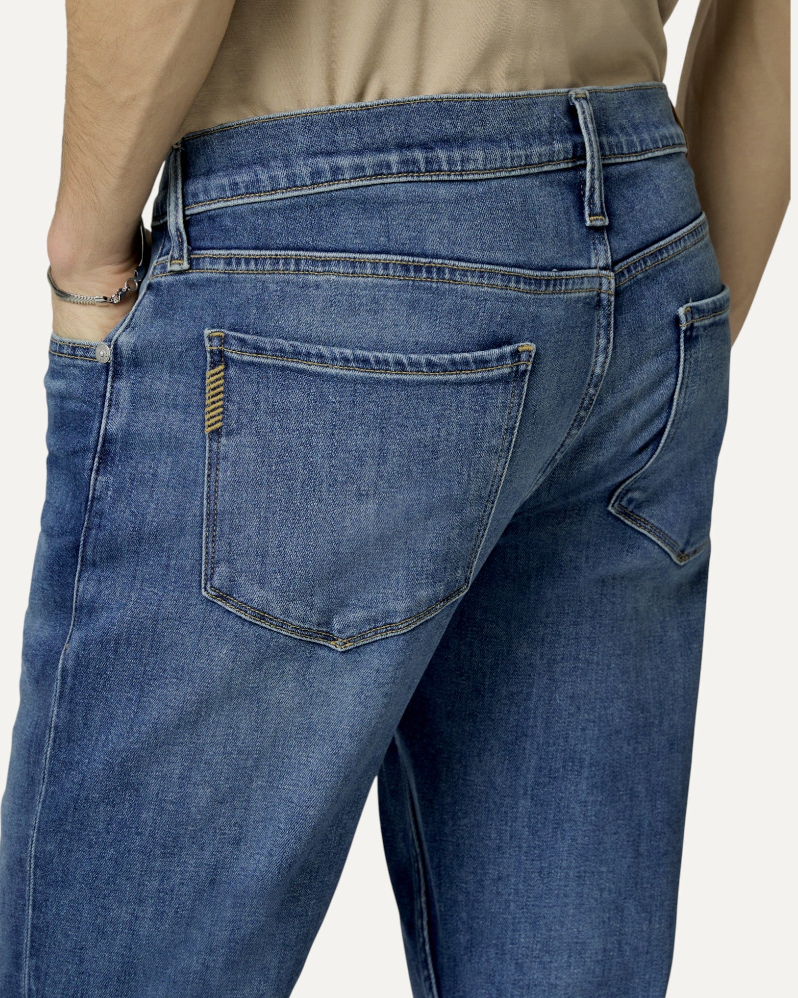 Federal Slim Straight Jean Milburn Mid Wash Denim