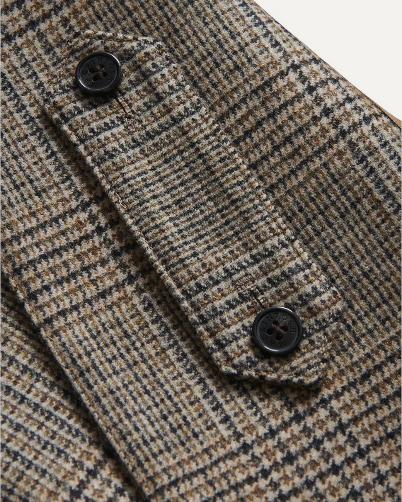 Dunkeld 3/4 Length Raincoat Brown