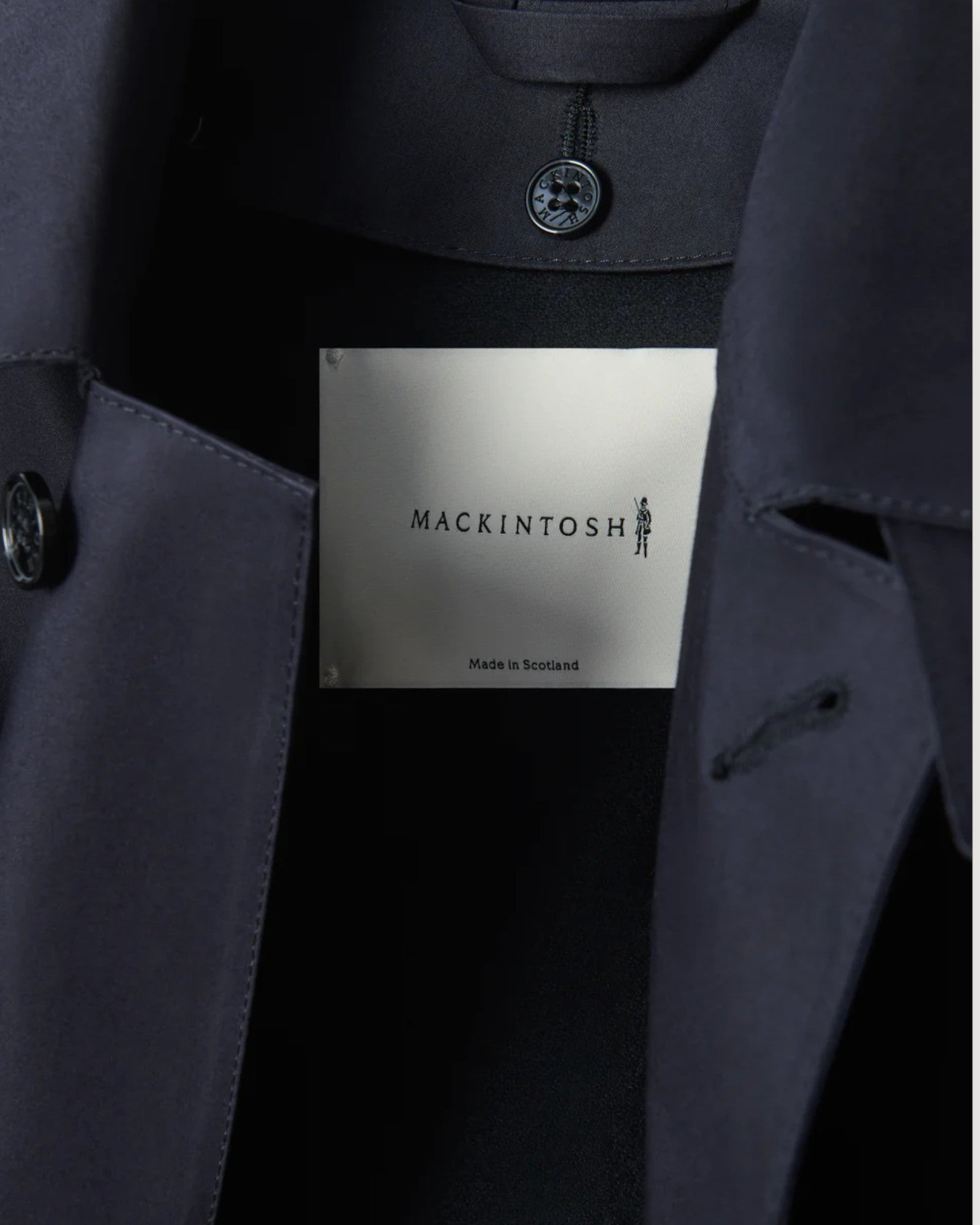 Dunoon Raintec Short Coat Navy