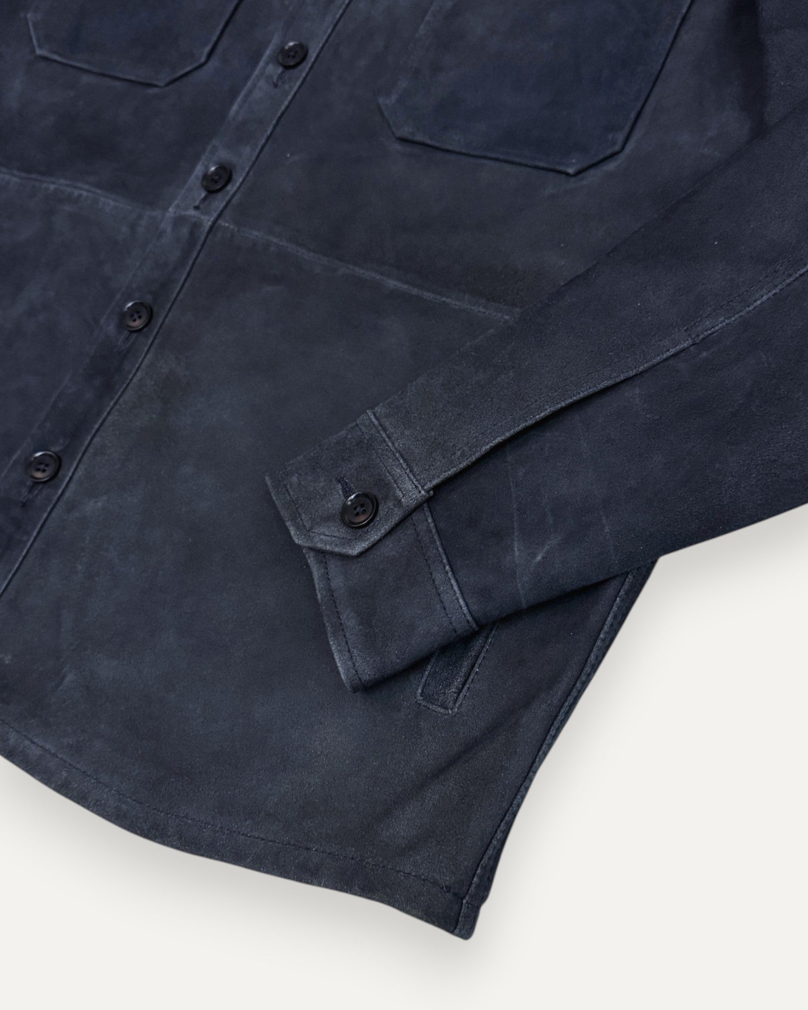 Peyman Suede Jacket Dark Navy