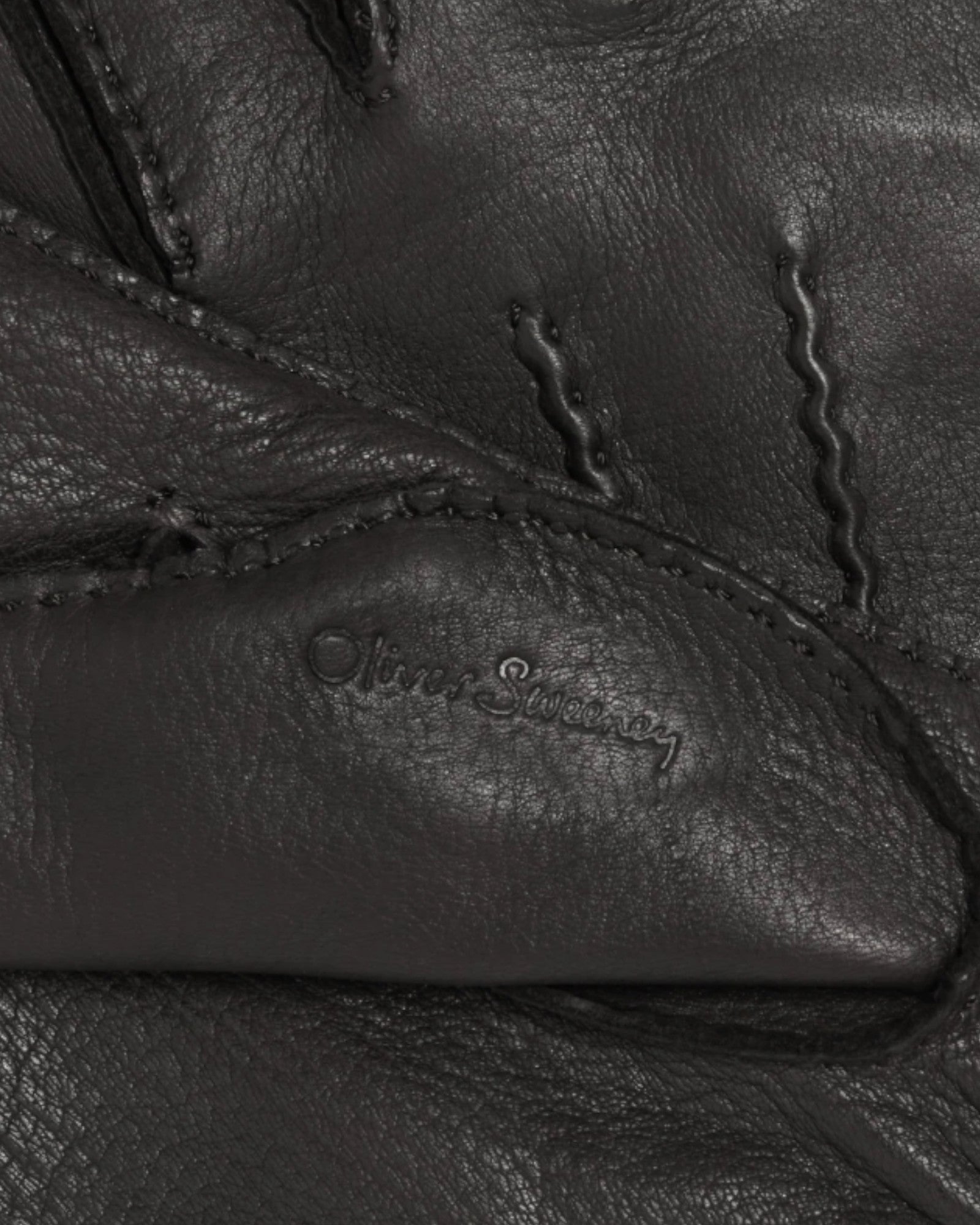 Faversham Leather Gloves Black