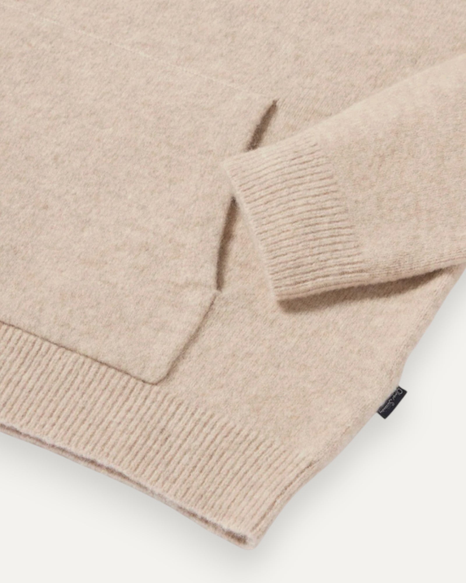 Achill Knitted Hoodie Biscotto