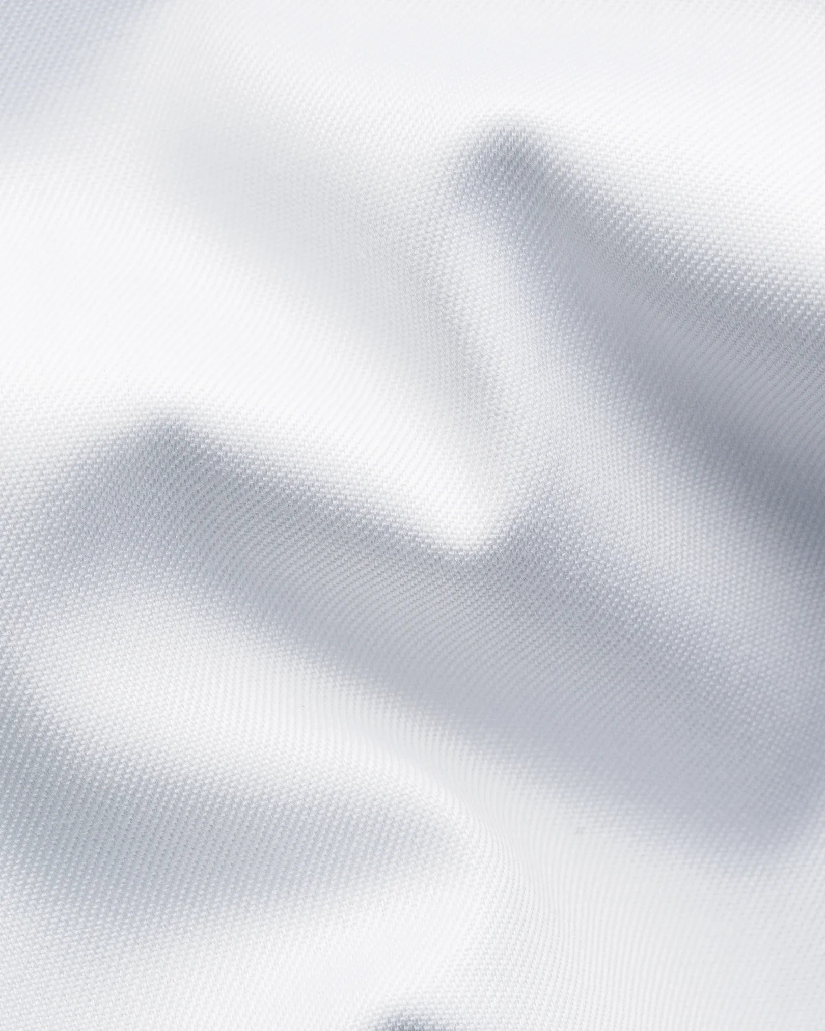 Slim Floral Effect Signature Twill Shirt White