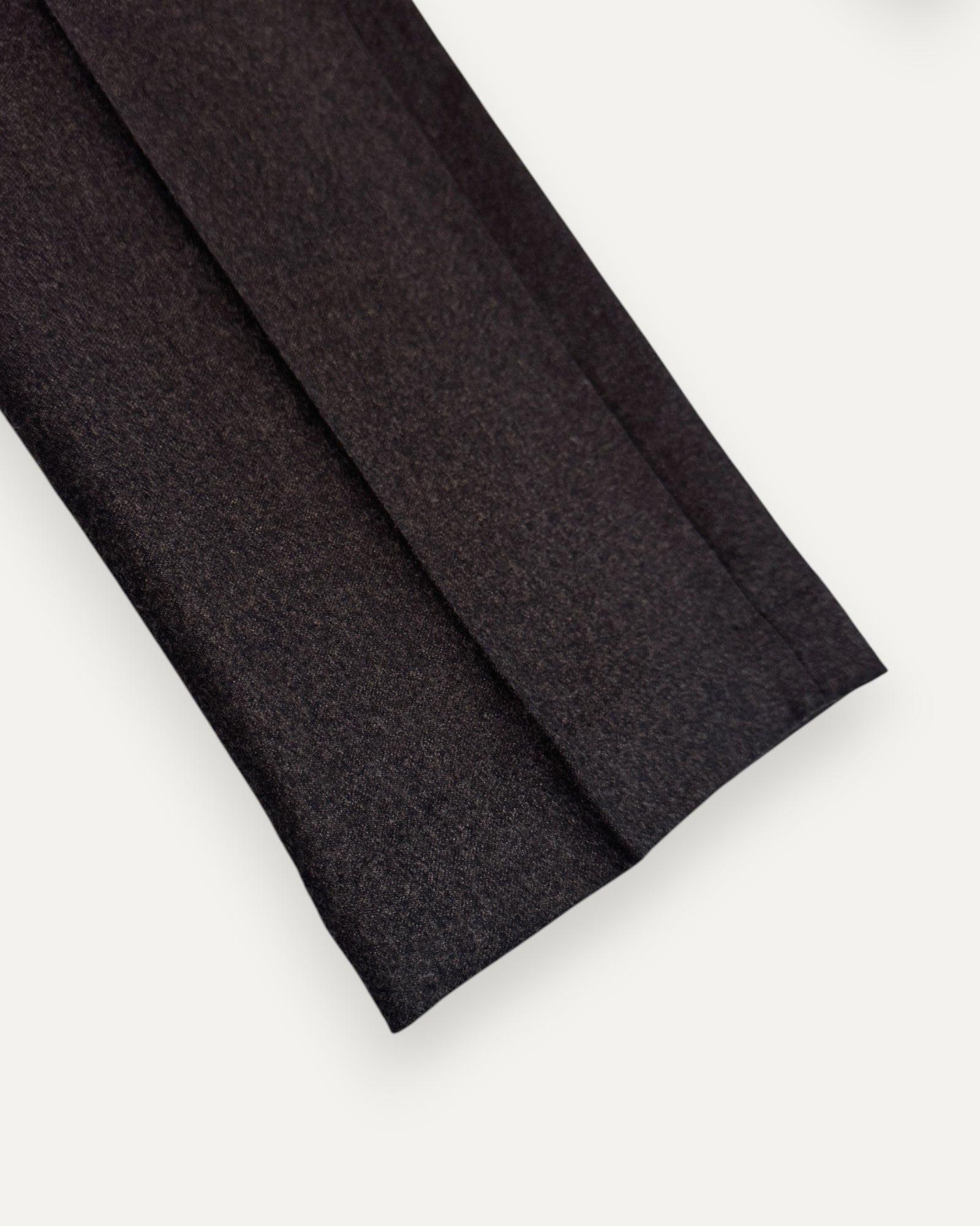 Elasticated Waist Slim Fitting Flannel Trouser Brown