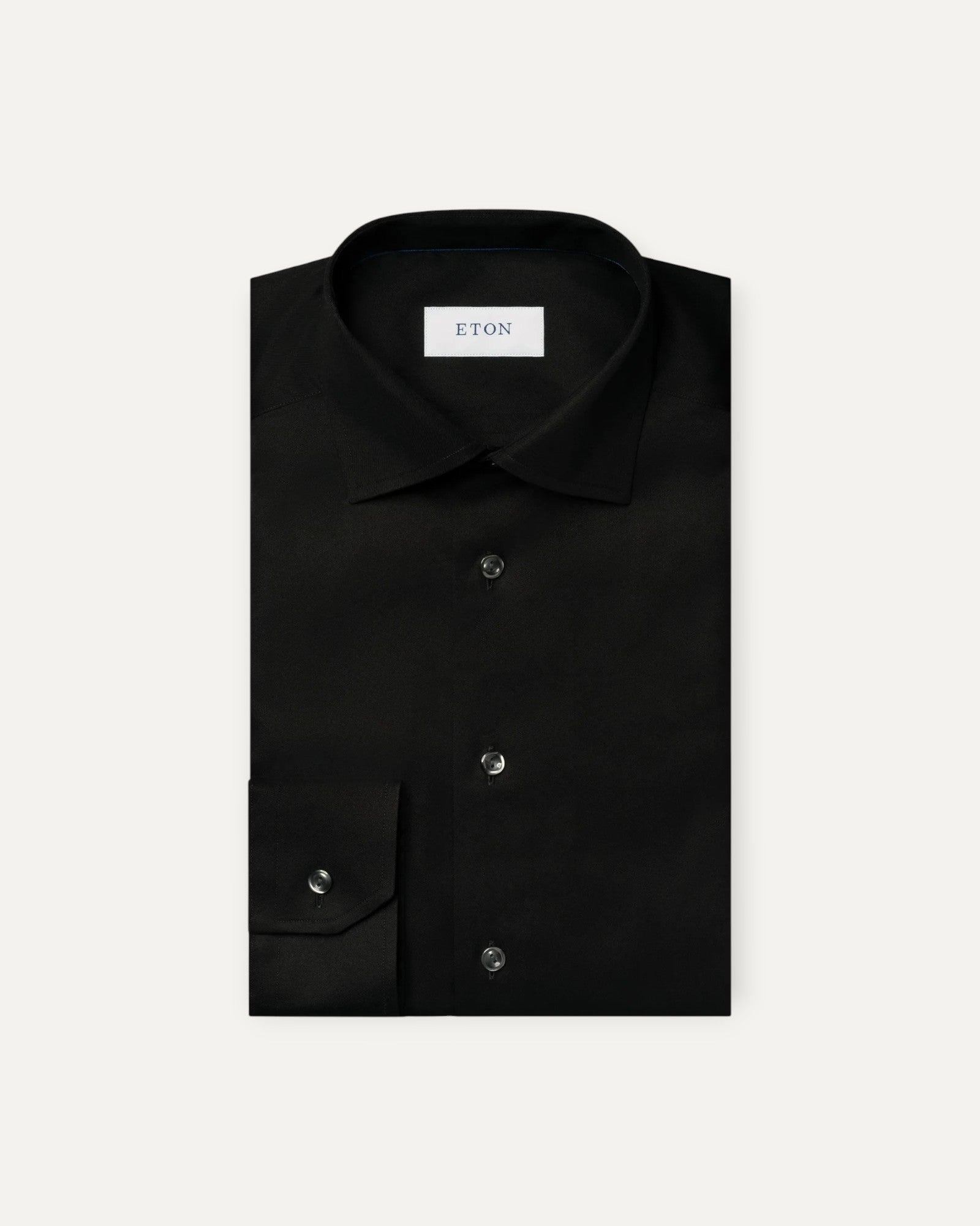 Slim Fit Signature Twill Shirt Black