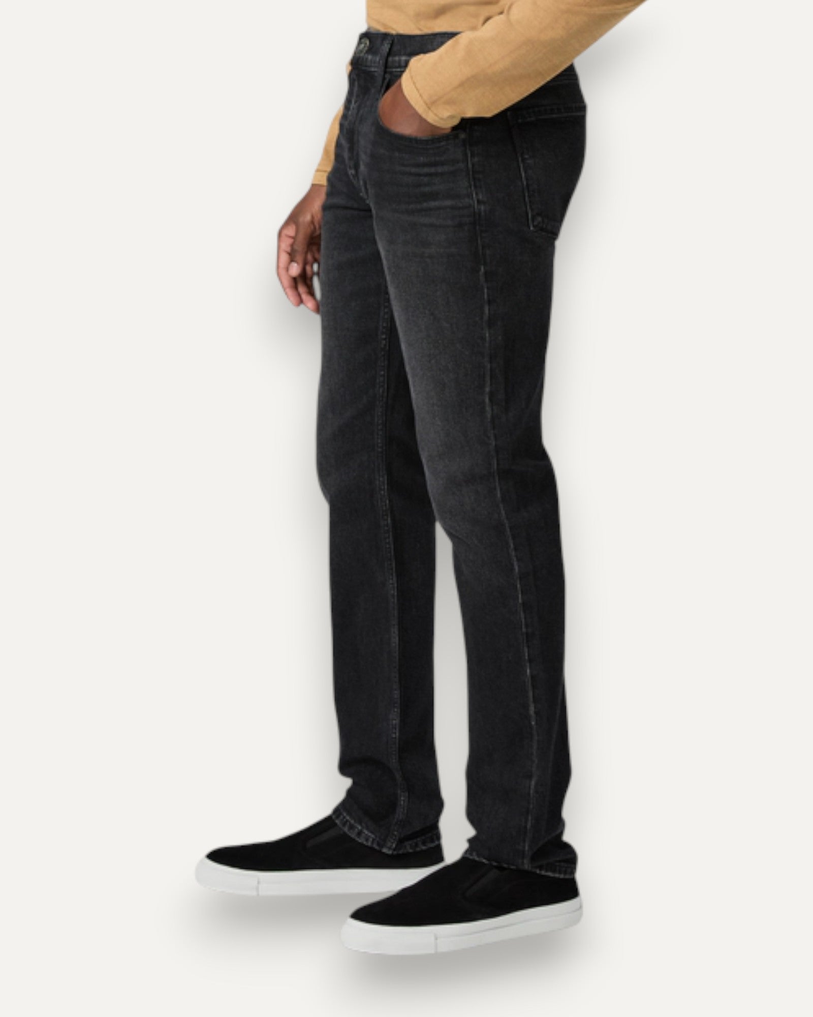 Federal Slim Straight Fit Jean Pasco Washed Black