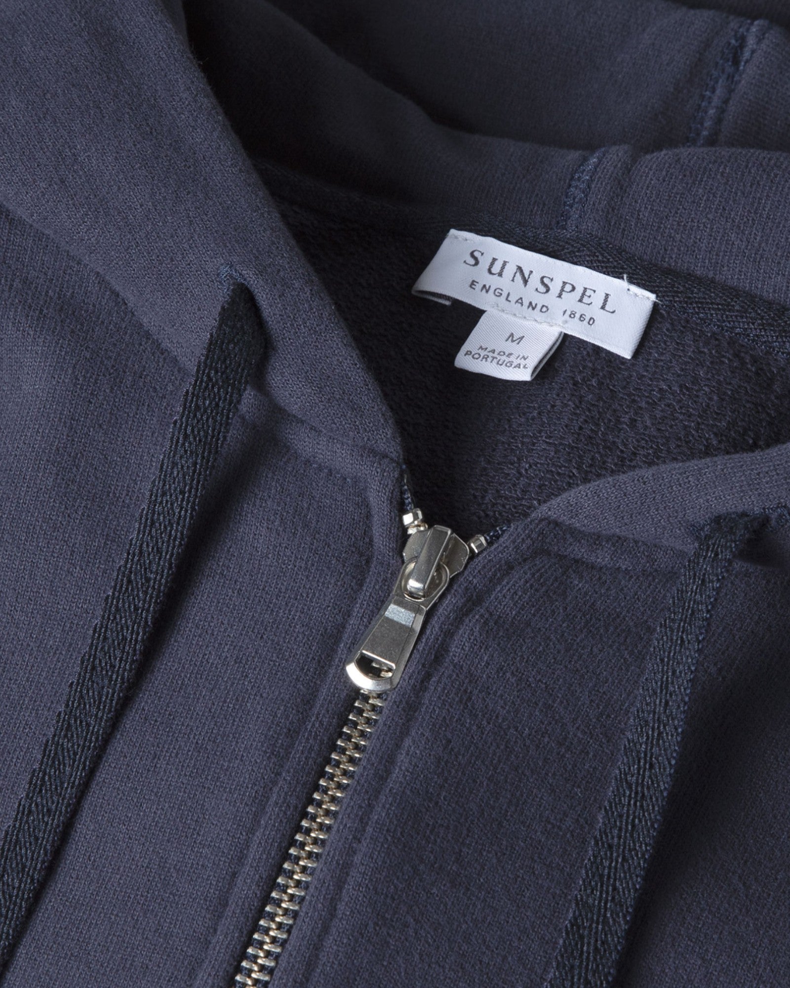 Loopback Zip Hoodie Navy