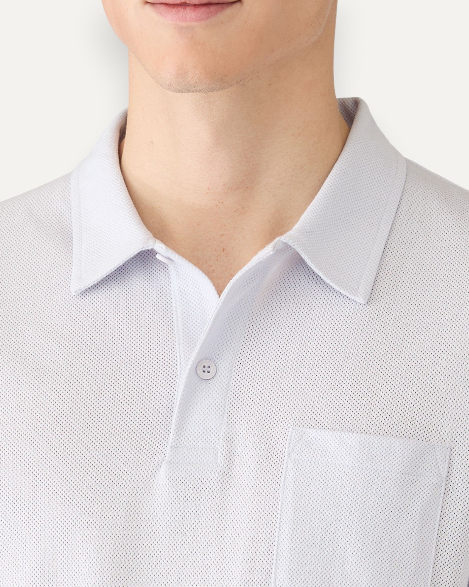 Riviera Polo Shirt Ice Blue