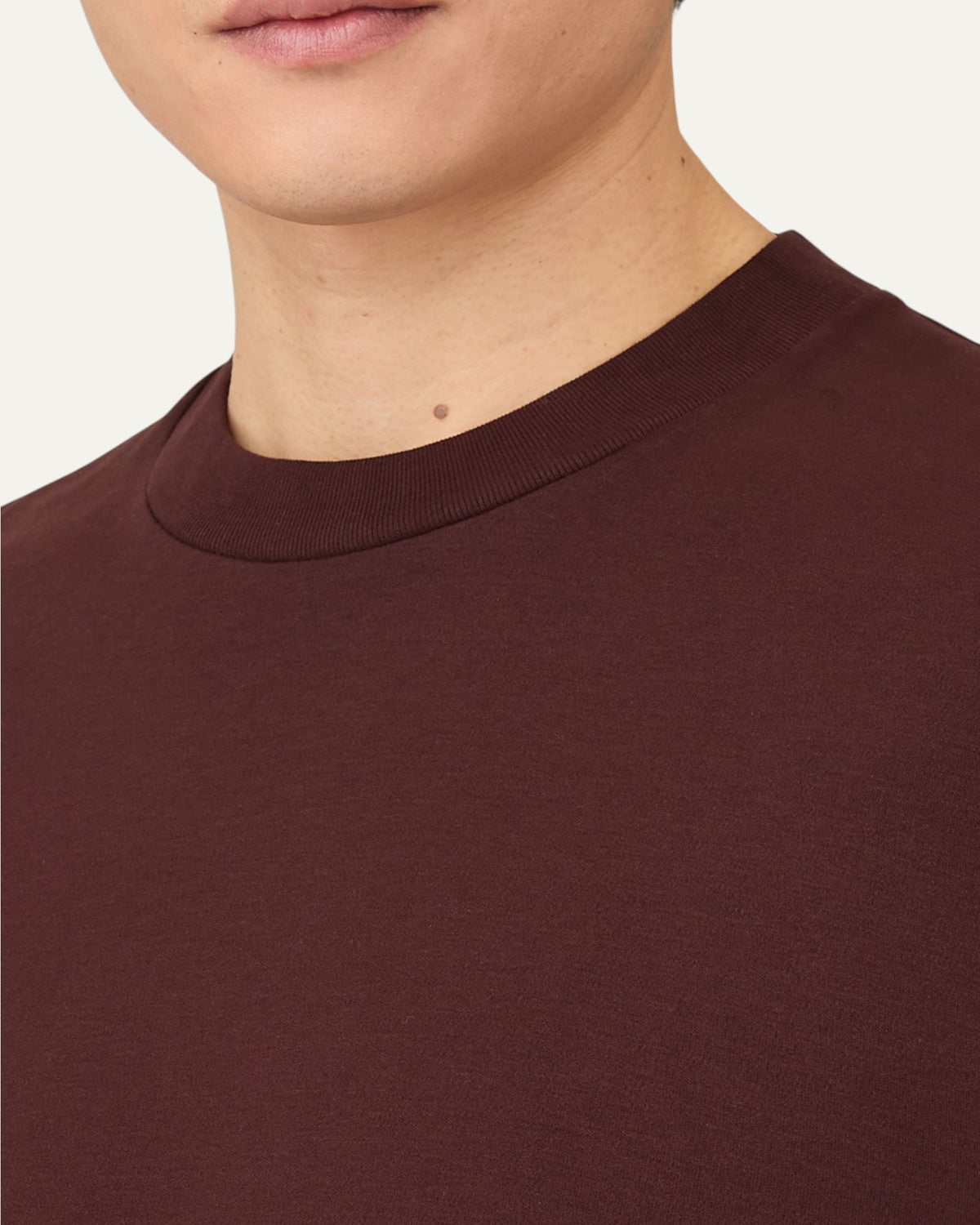 Heavyweight T-Shirt in Dark Red