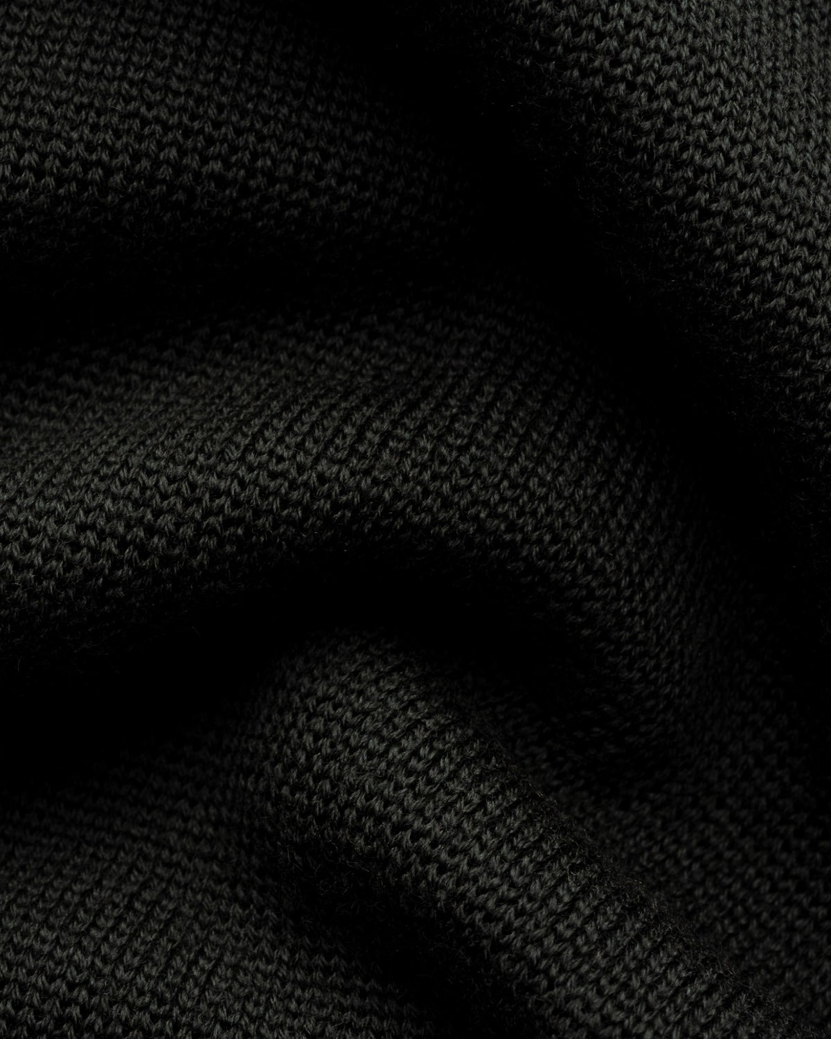 Merino Milano Knit Overshirt Dark Green