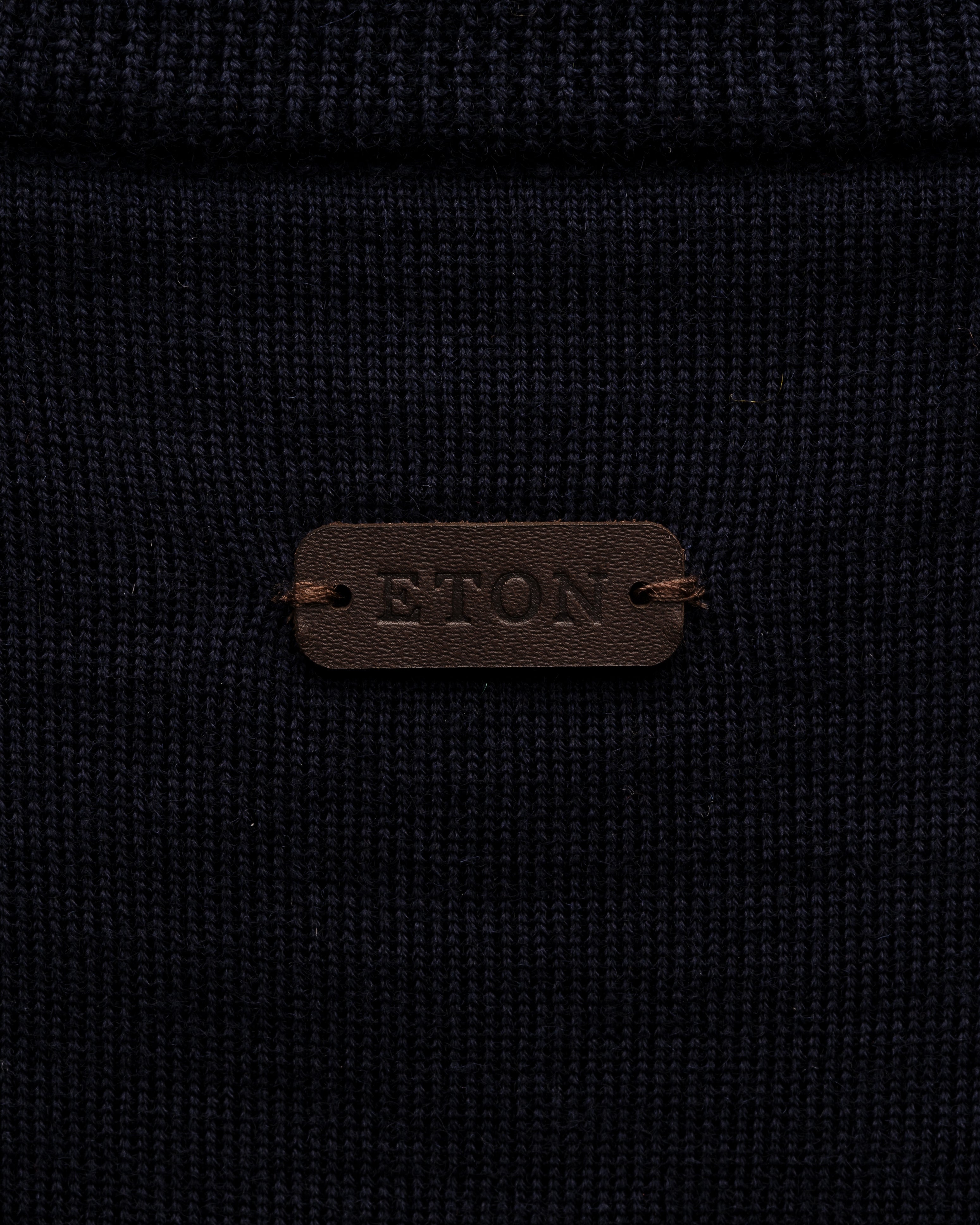 Merino Knit Crew Neck Navy