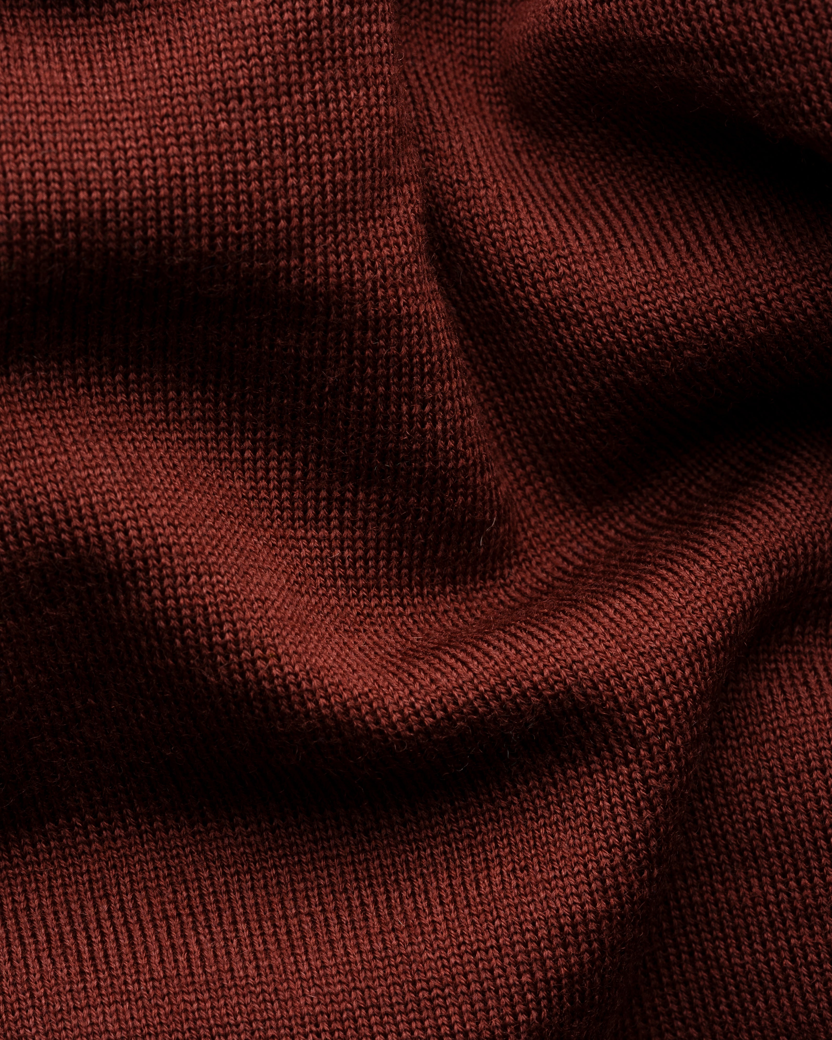 Merino Knit Crew Neck Red