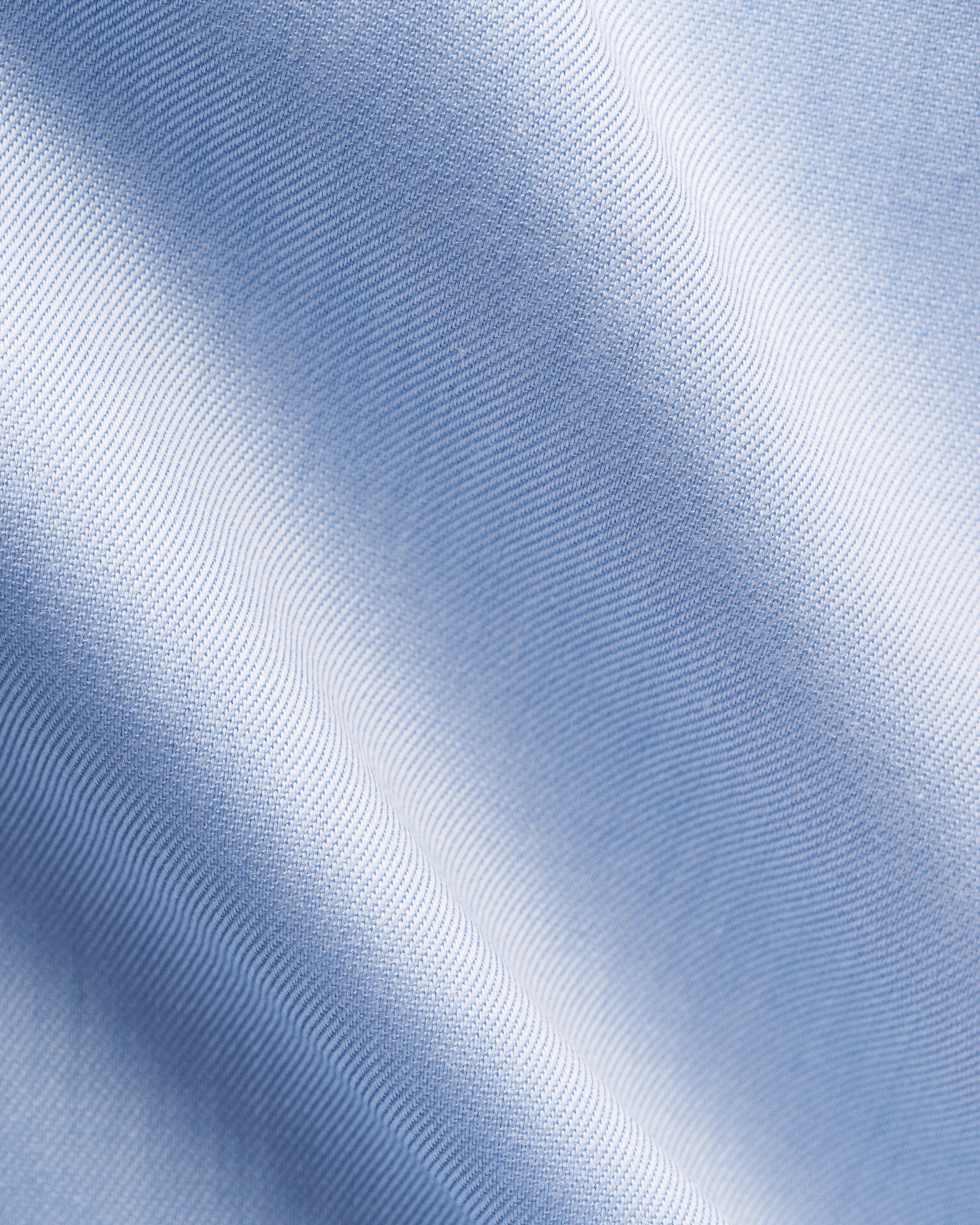 Floral Effect Signature Twill Slim Fit Shirt Pale Blue