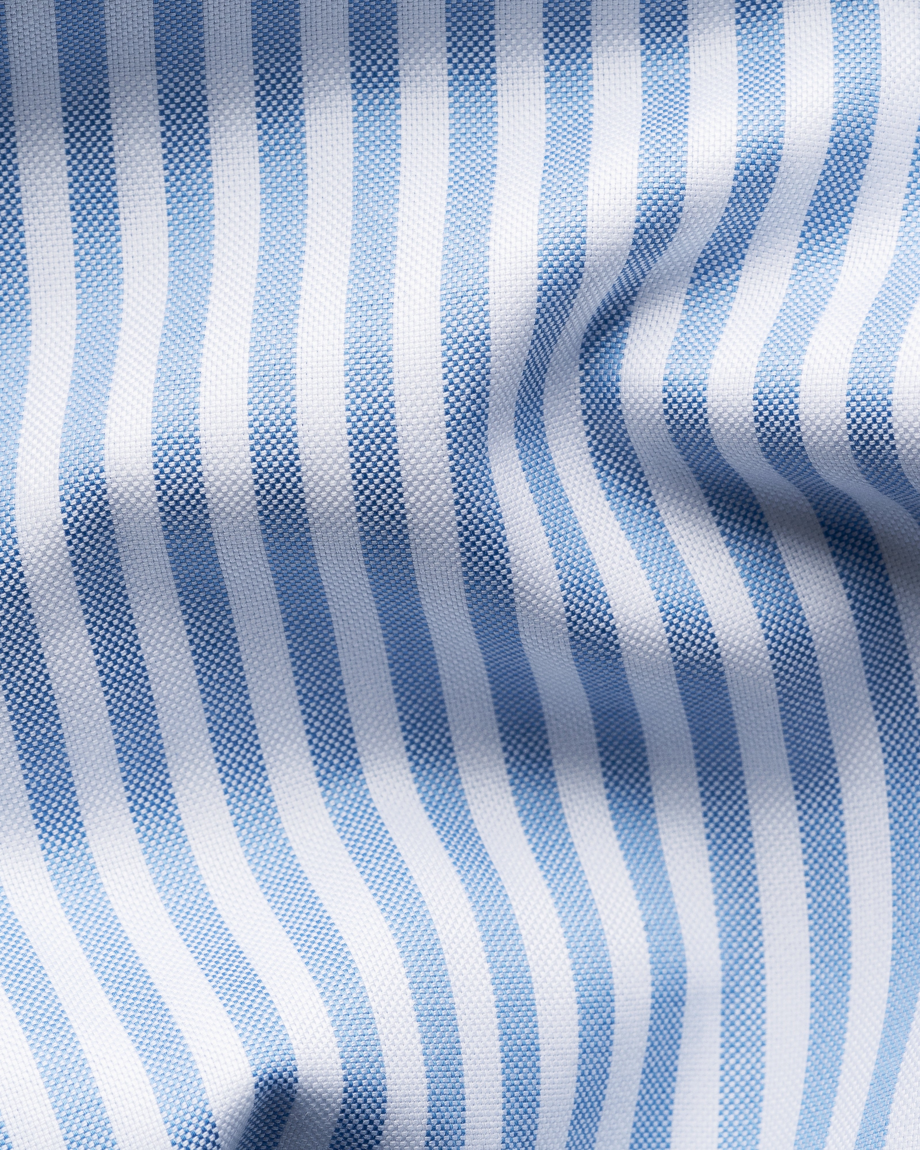 Slim Striped Signature Oxford Shirt Blue