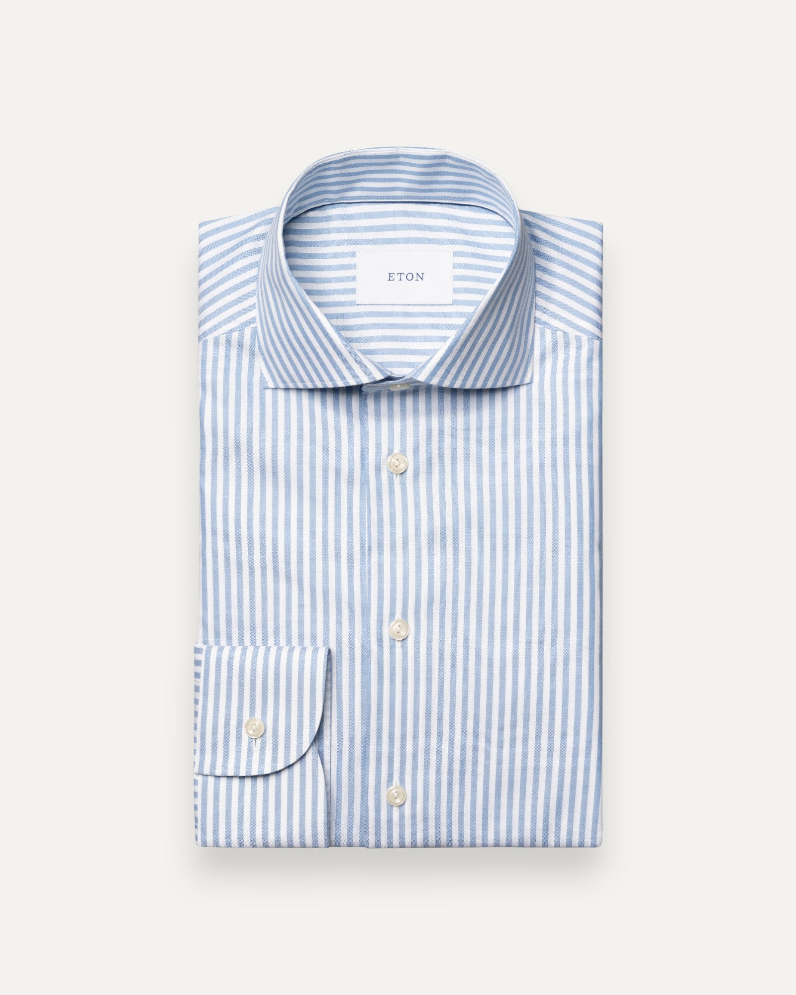 Slim Striped Signature Oxford Shirt Blue