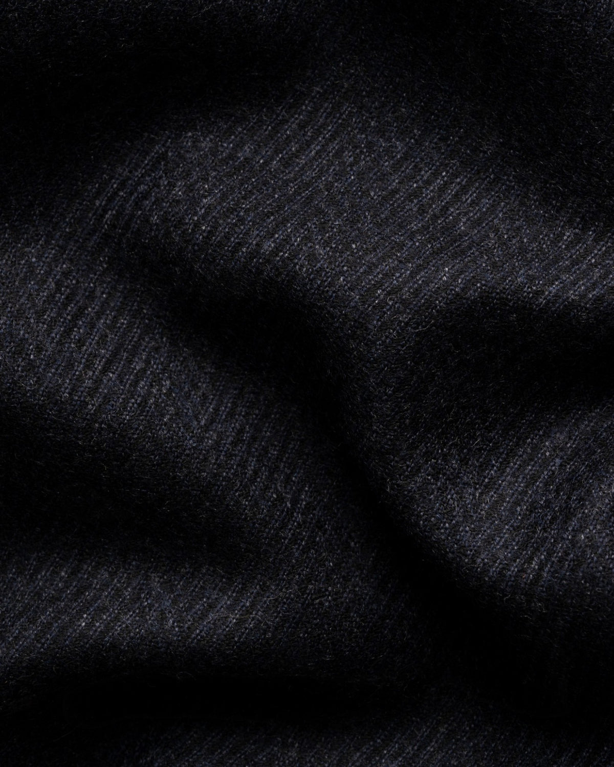 Wool Structure Four Pocket Overshirt Navy