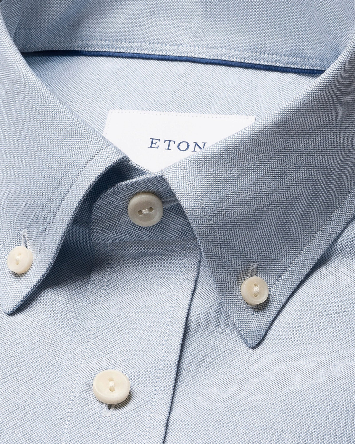 Casual Fit Button Down Collared Oxford Shirt Pale Blue