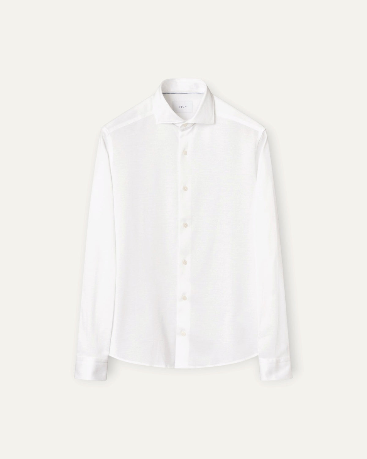 Casual Fit Filo di Scozia Knit Shirt White