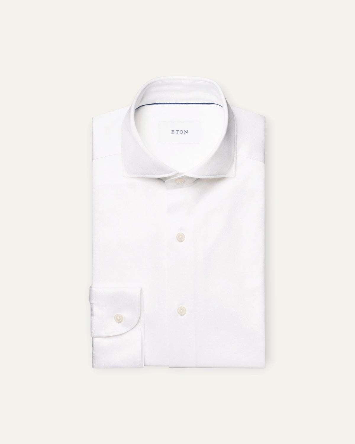 Casual Fit Filo di Scozia Knit Shirt White